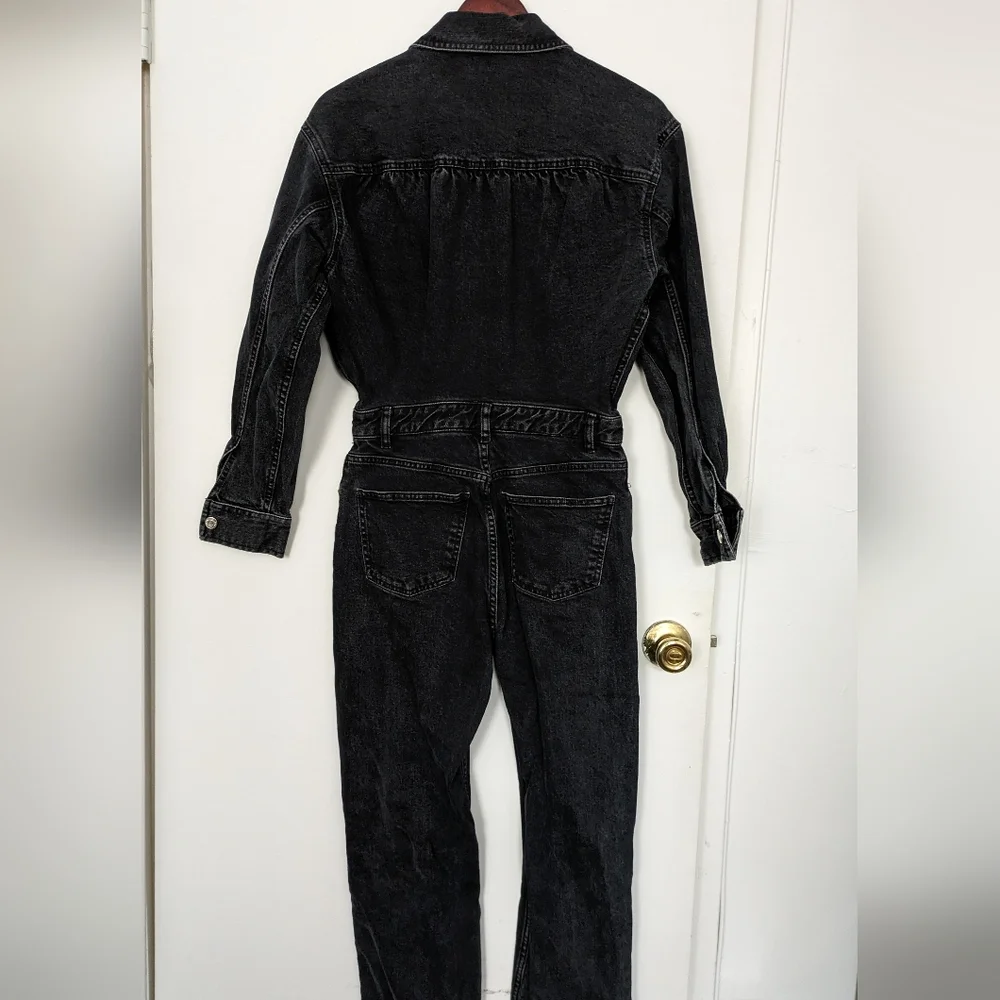 Zara Denim Jumpsuit - Picture 2 of 8
